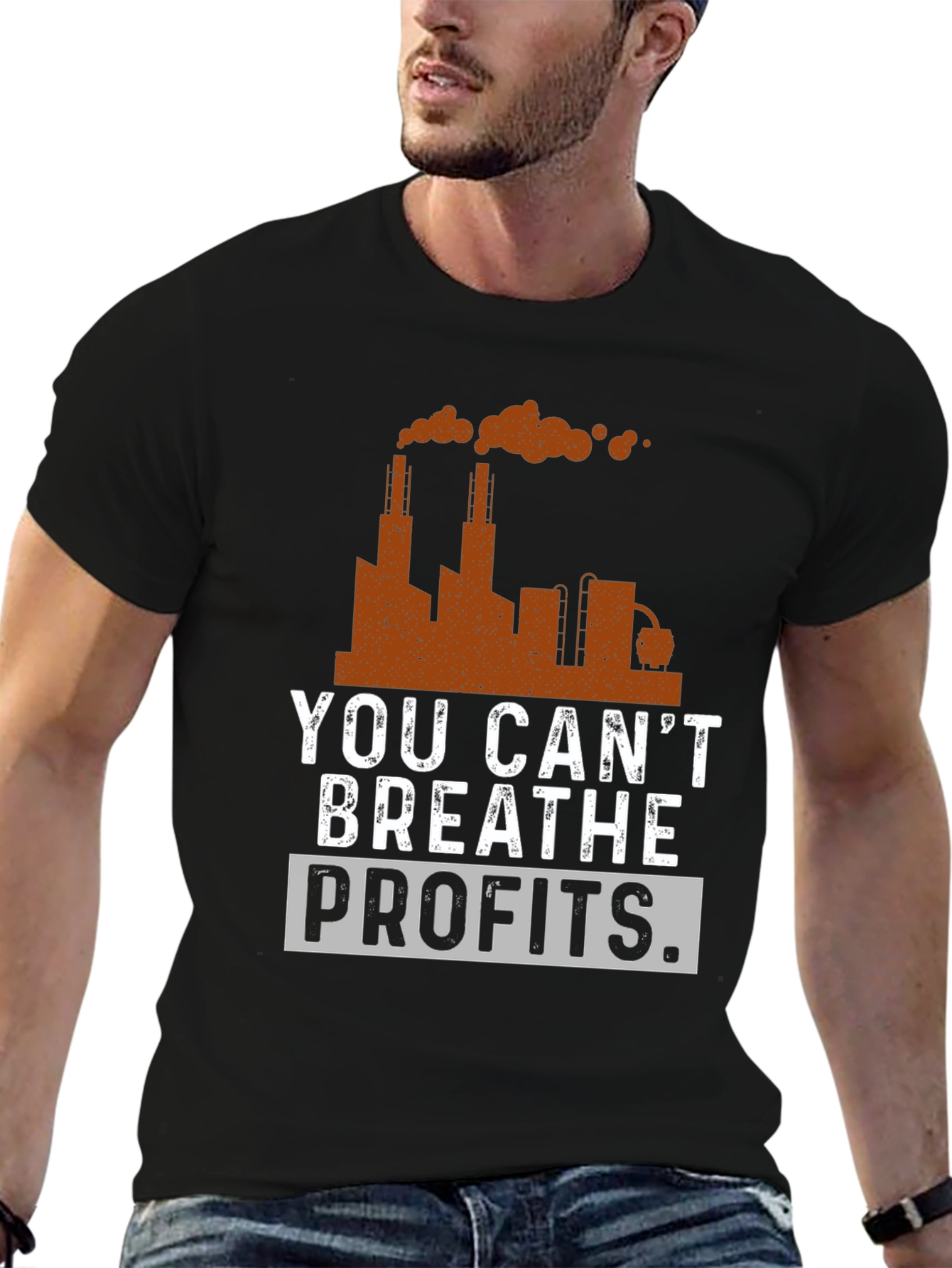 You Cant Breathe Profits Graphic T-Shirt