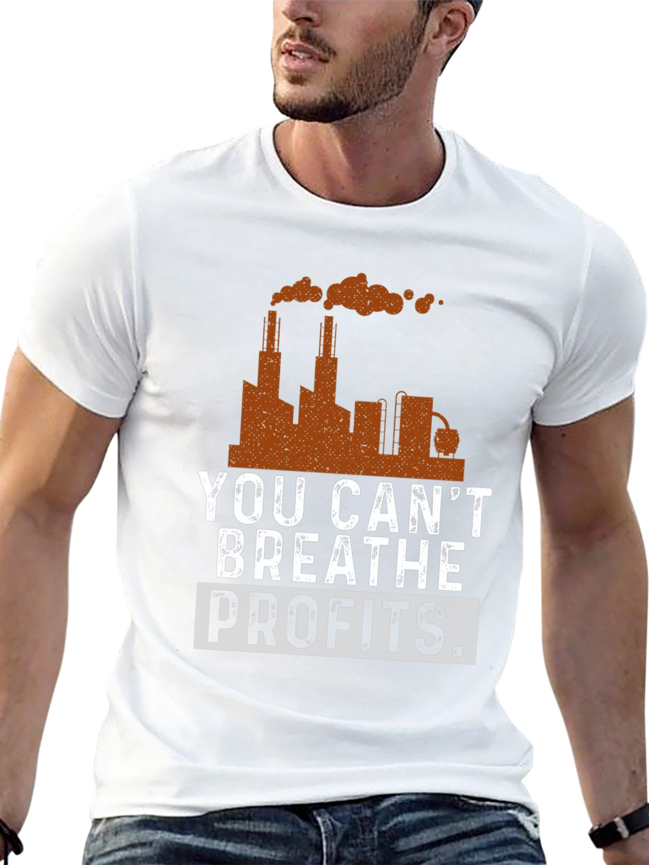 You Cant Breathe Profits Graphic T-Shirt