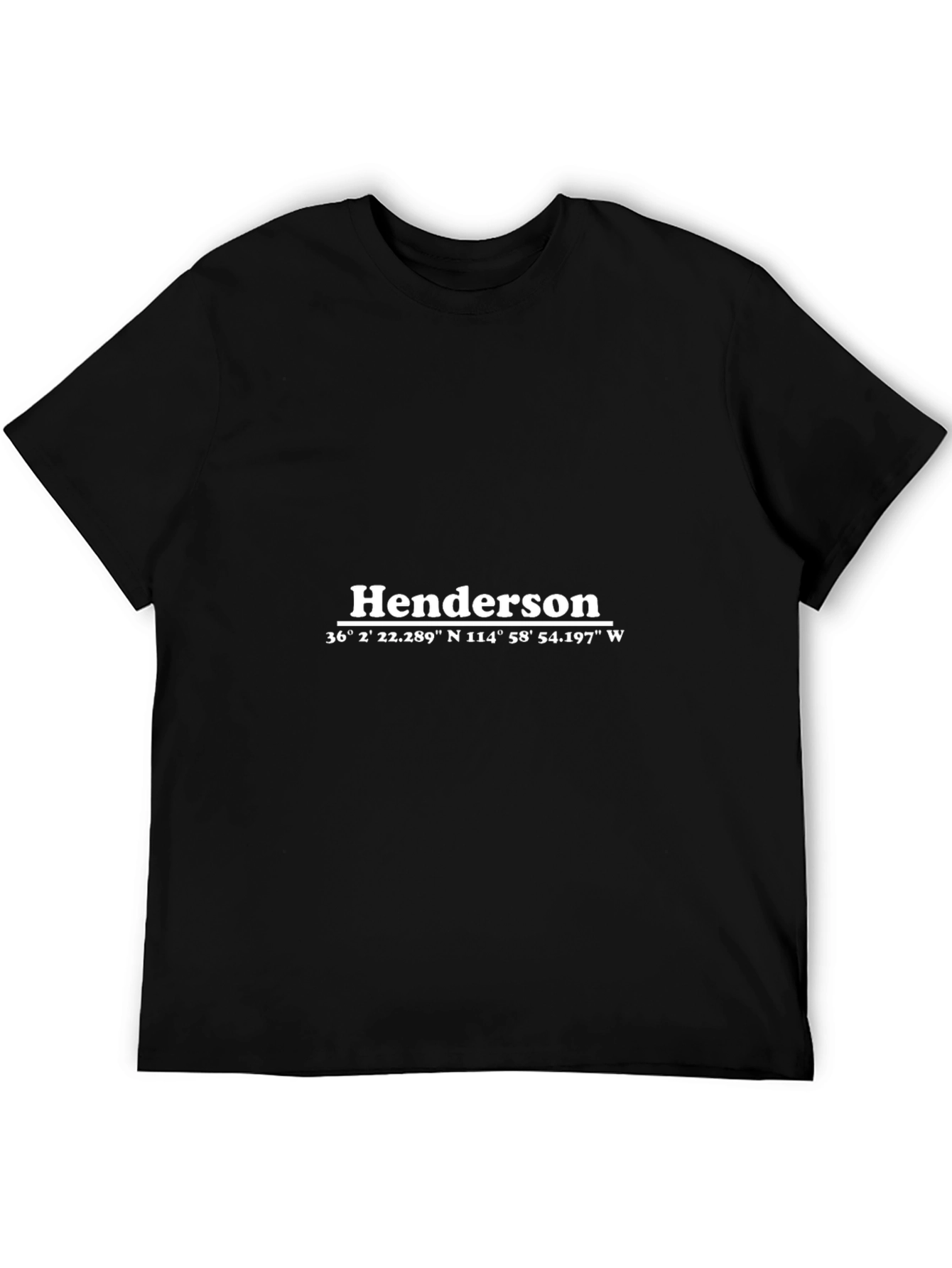 Henderson City Coordinates Graphic Tee