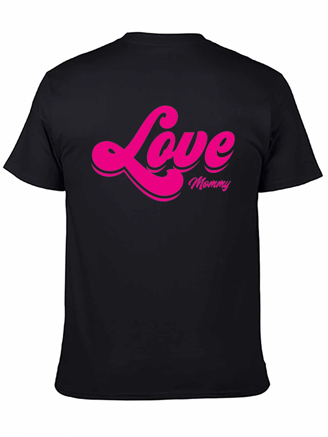 Love Mommy Graphic T-Shirt - Black