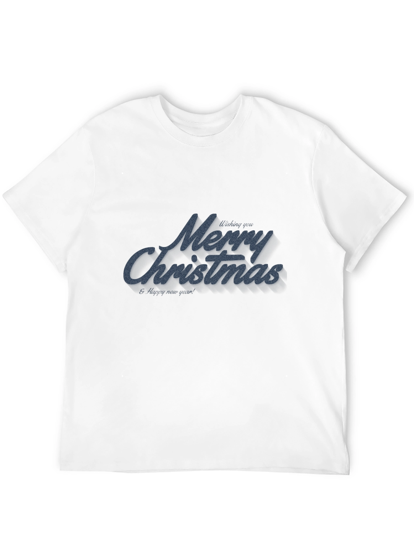 Merry Christmas Graphic Tee - Stylish Holiday T-Shirt