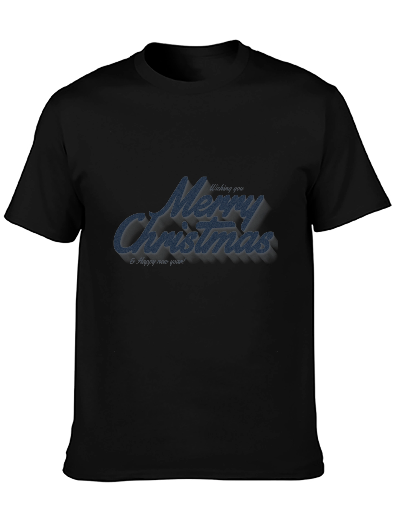 Merry Christmas Graphic Tee - Stylish Holiday T-Shirt