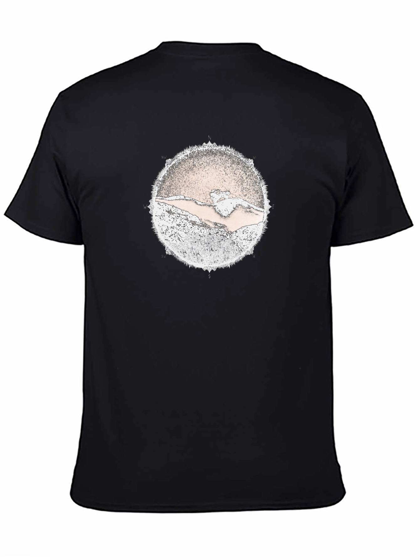 Mens Graphic Black T-Shirt