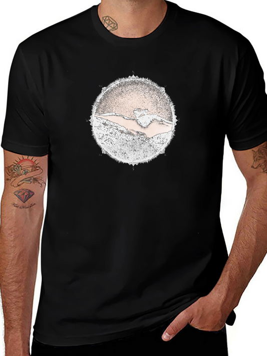 Mens Graphic Black T-Shirt