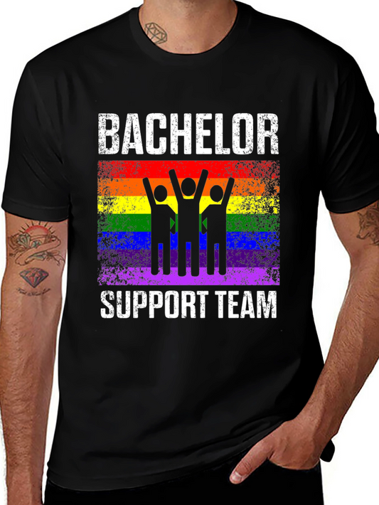 Bachelor Support Team Rainbow Pride T-Shirt