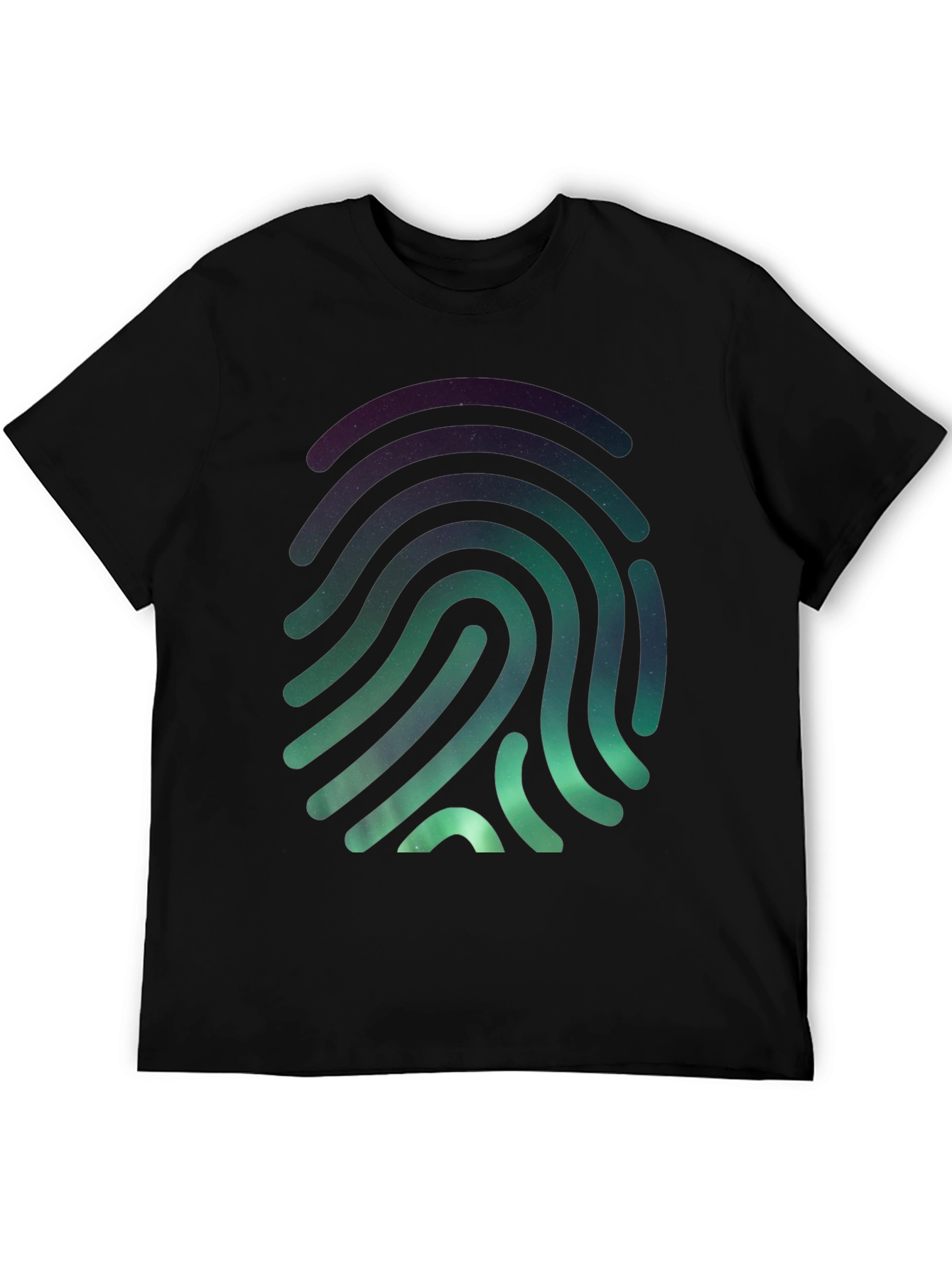Galaxy Fingerprint Graphic T-Shirt