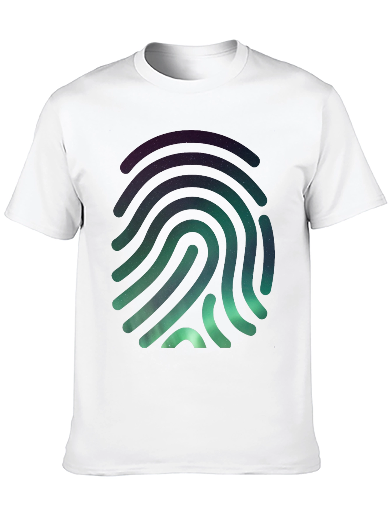 Galaxy Fingerprint Graphic T-Shirt