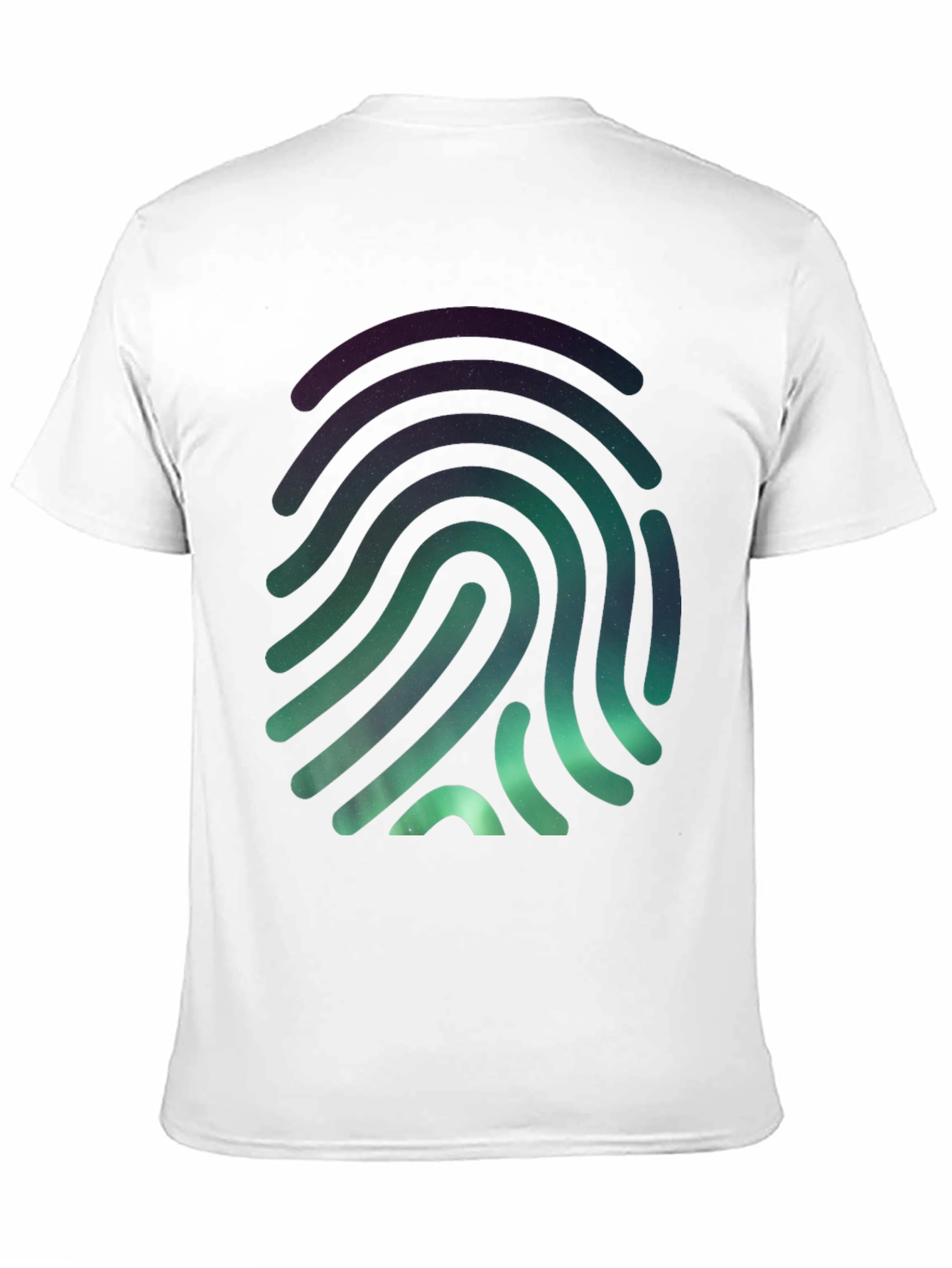 Galaxy Fingerprint Graphic T-Shirt