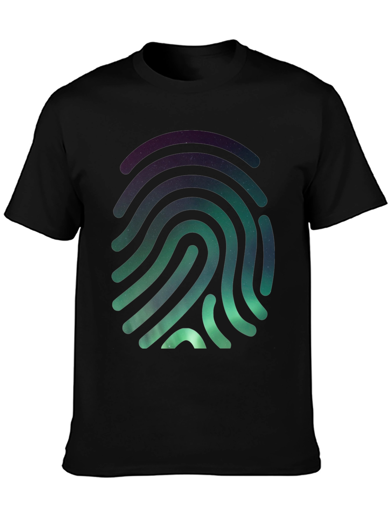 Galaxy Fingerprint Graphic T-Shirt
