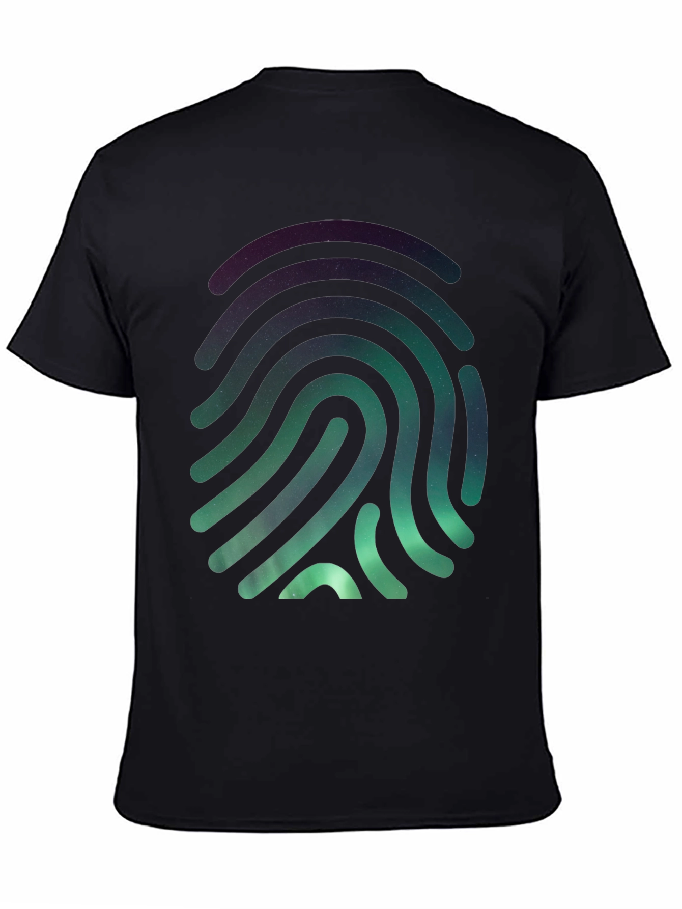 Galaxy Fingerprint Graphic T-Shirt