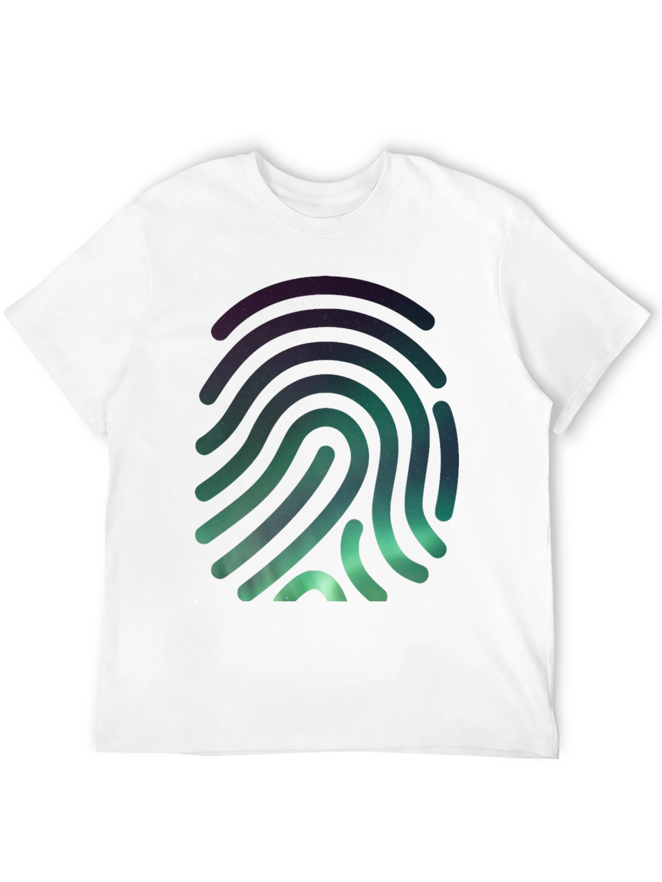 Galaxy Fingerprint Graphic T-Shirt