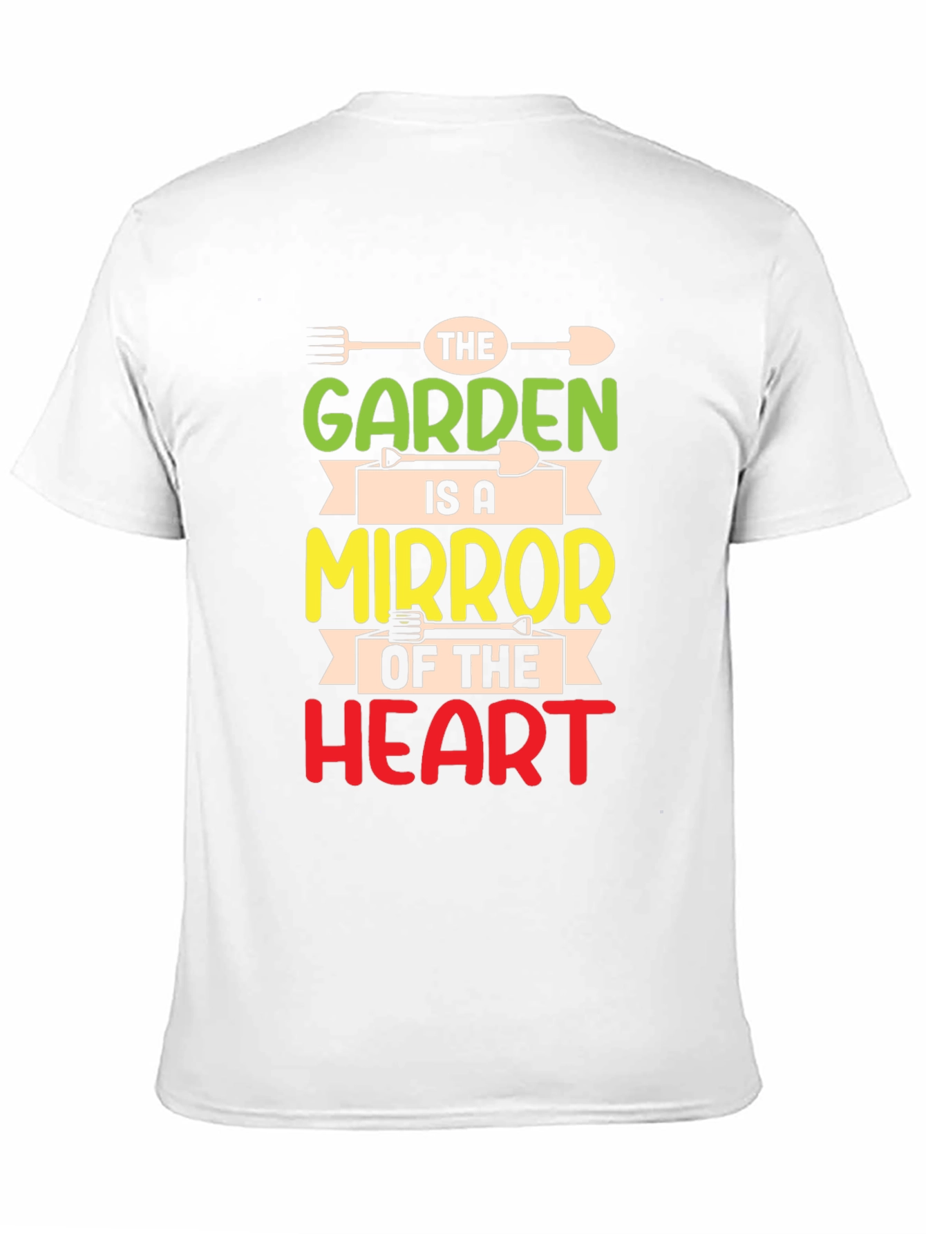 Garden Mirror Heart T-Shirt - Gardener Gift