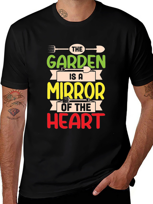 Garden Mirror Heart T-Shirt - Gardener Gift