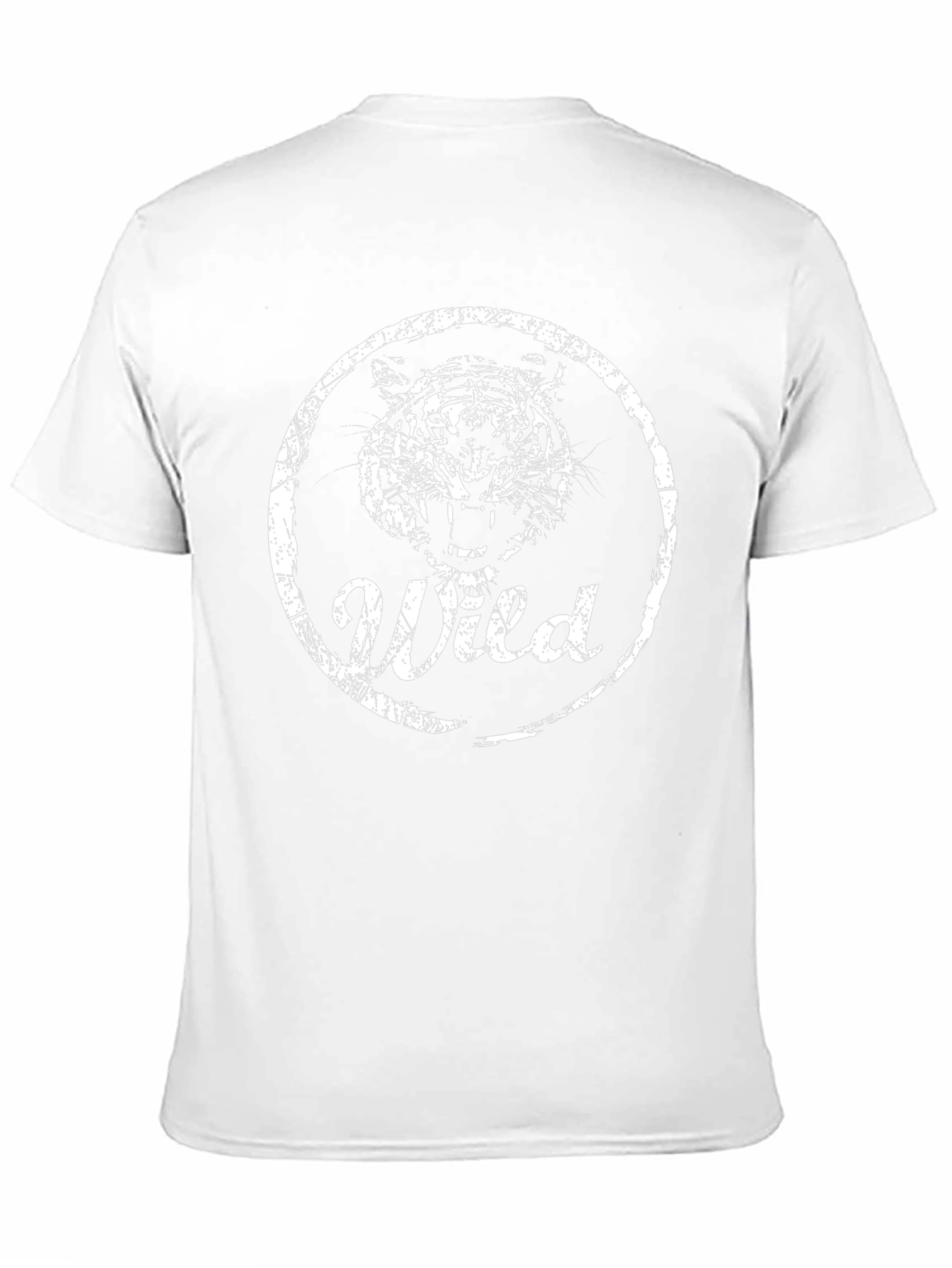 Wild Tiger Graphic T-Shirt - Black