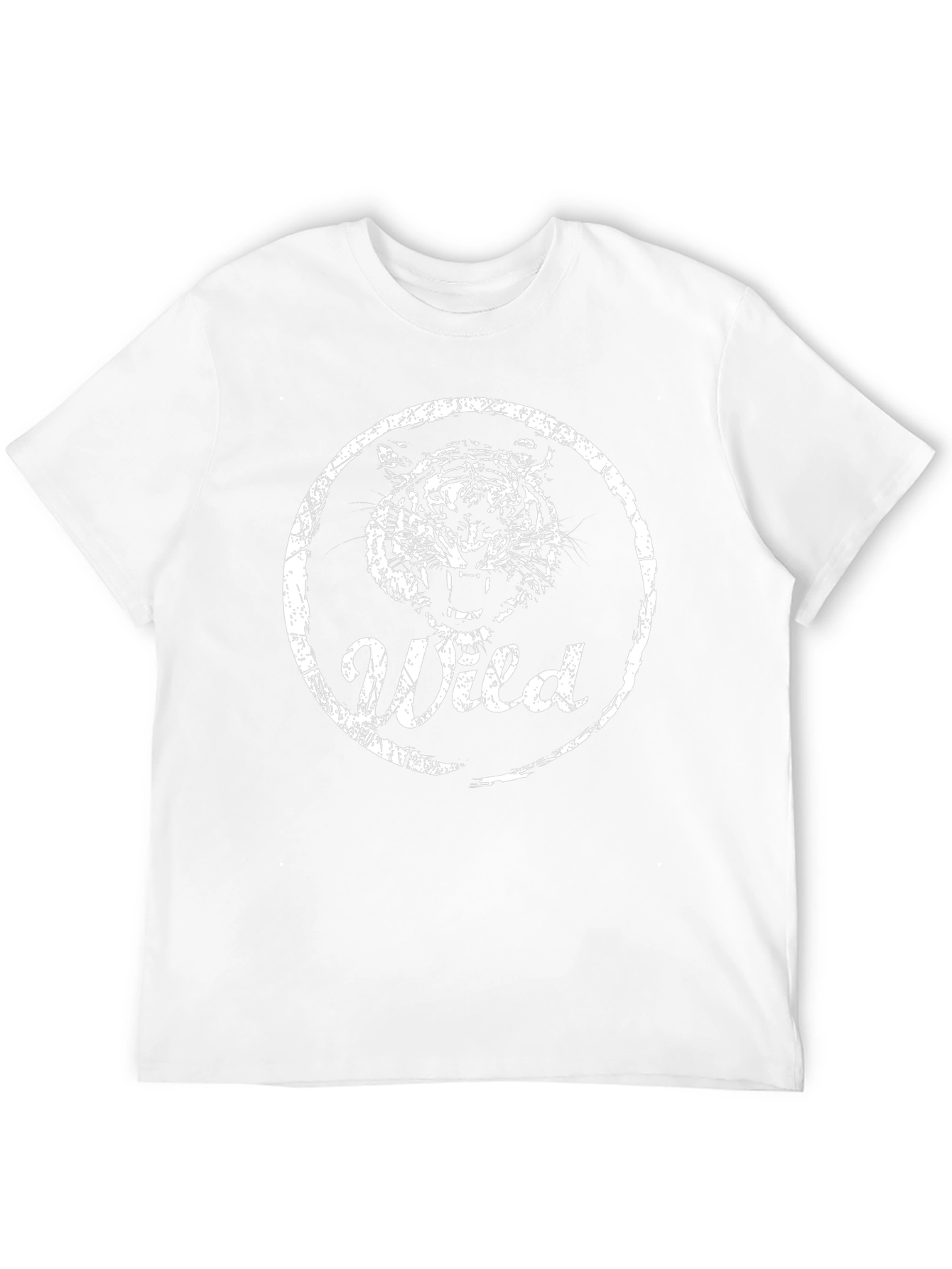 Wild Tiger Graphic T-Shirt - Black
