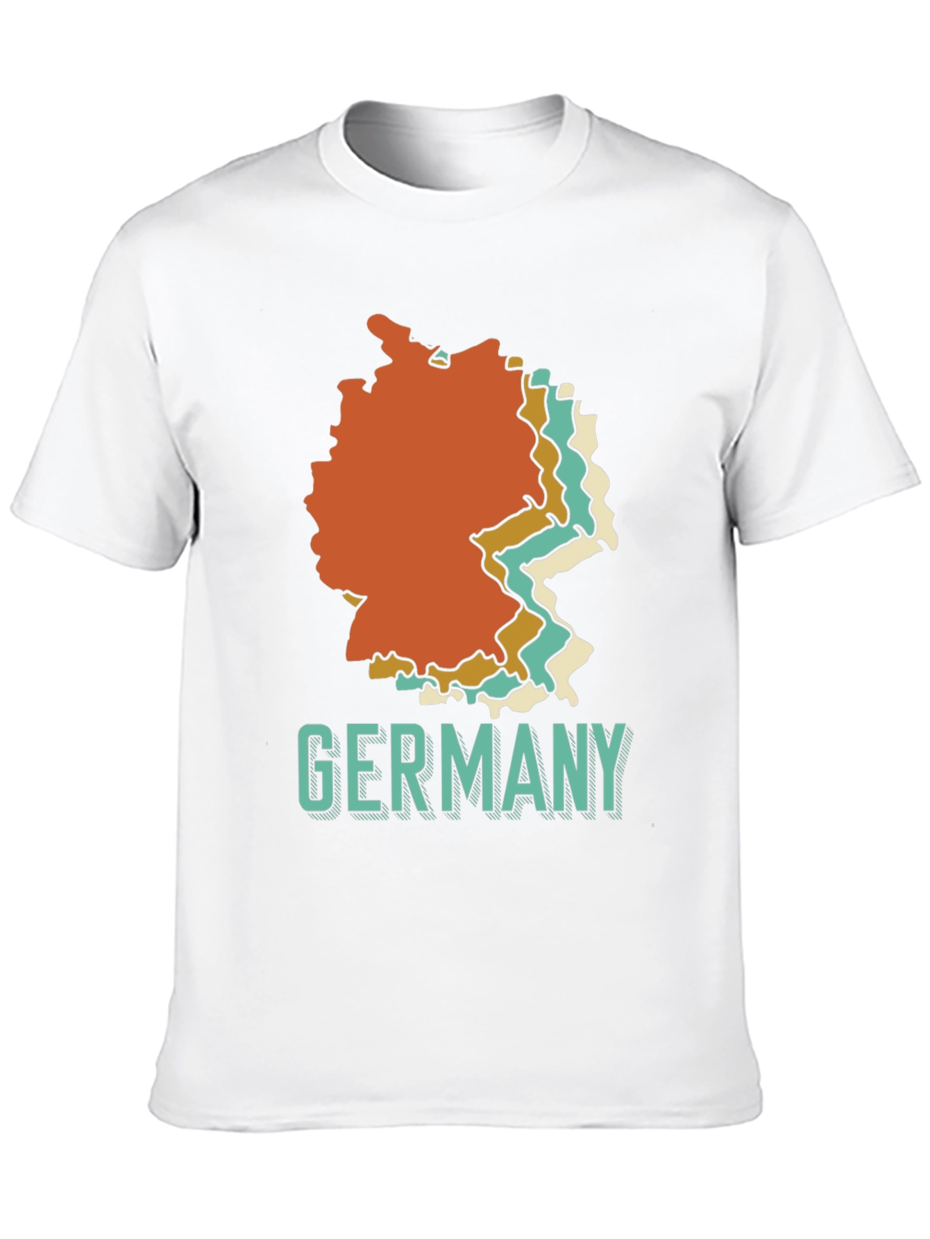 Germany Retro Map Graphic T-Shirt