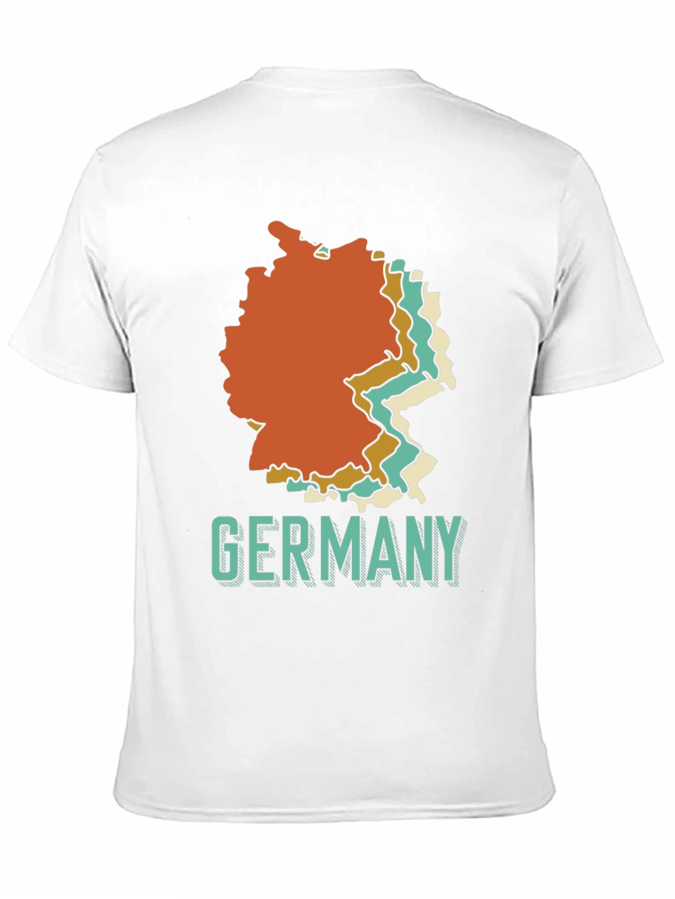 Germany Retro Map Graphic T-Shirt
