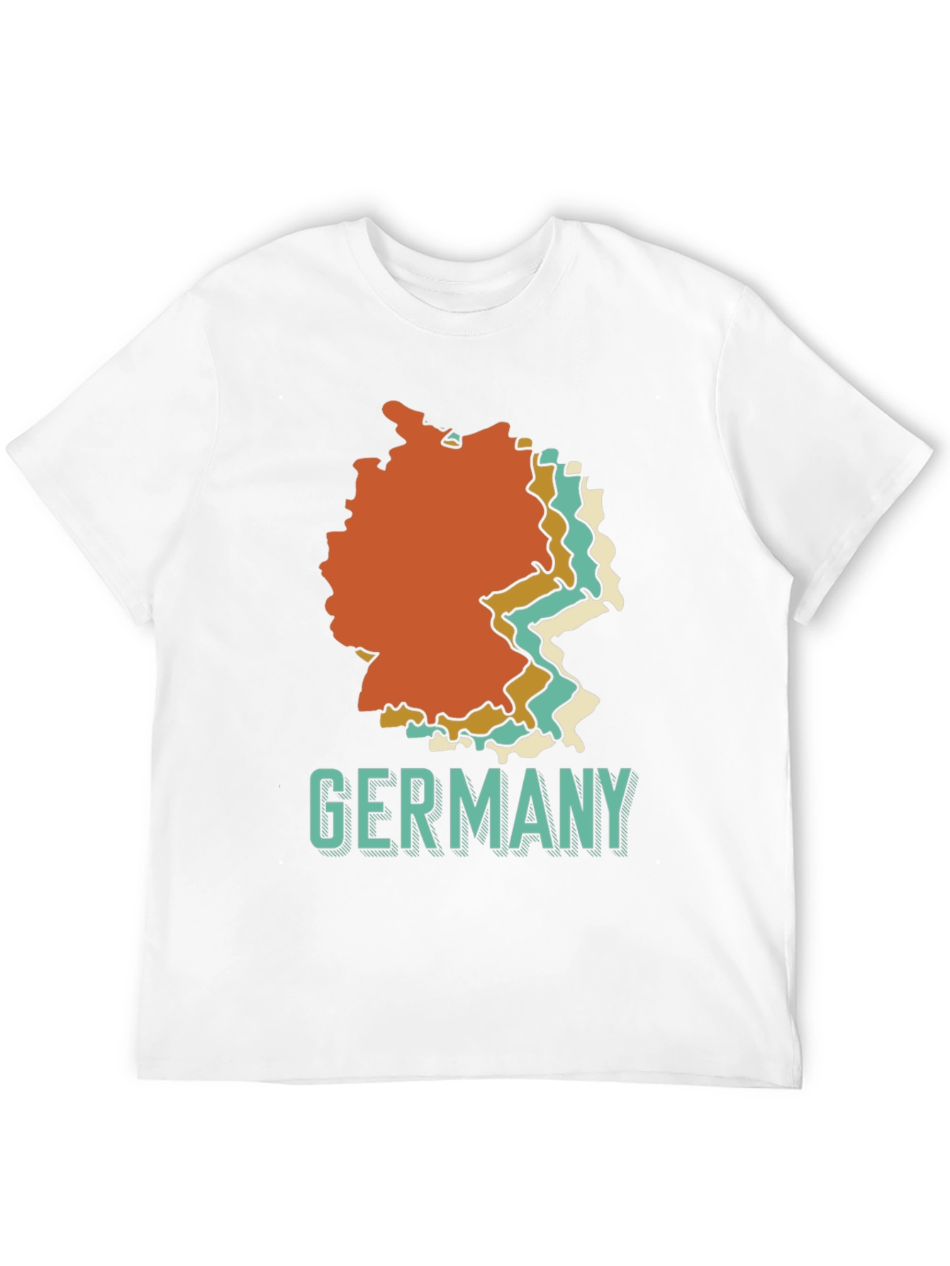 Germany Retro Map Graphic T-Shirt