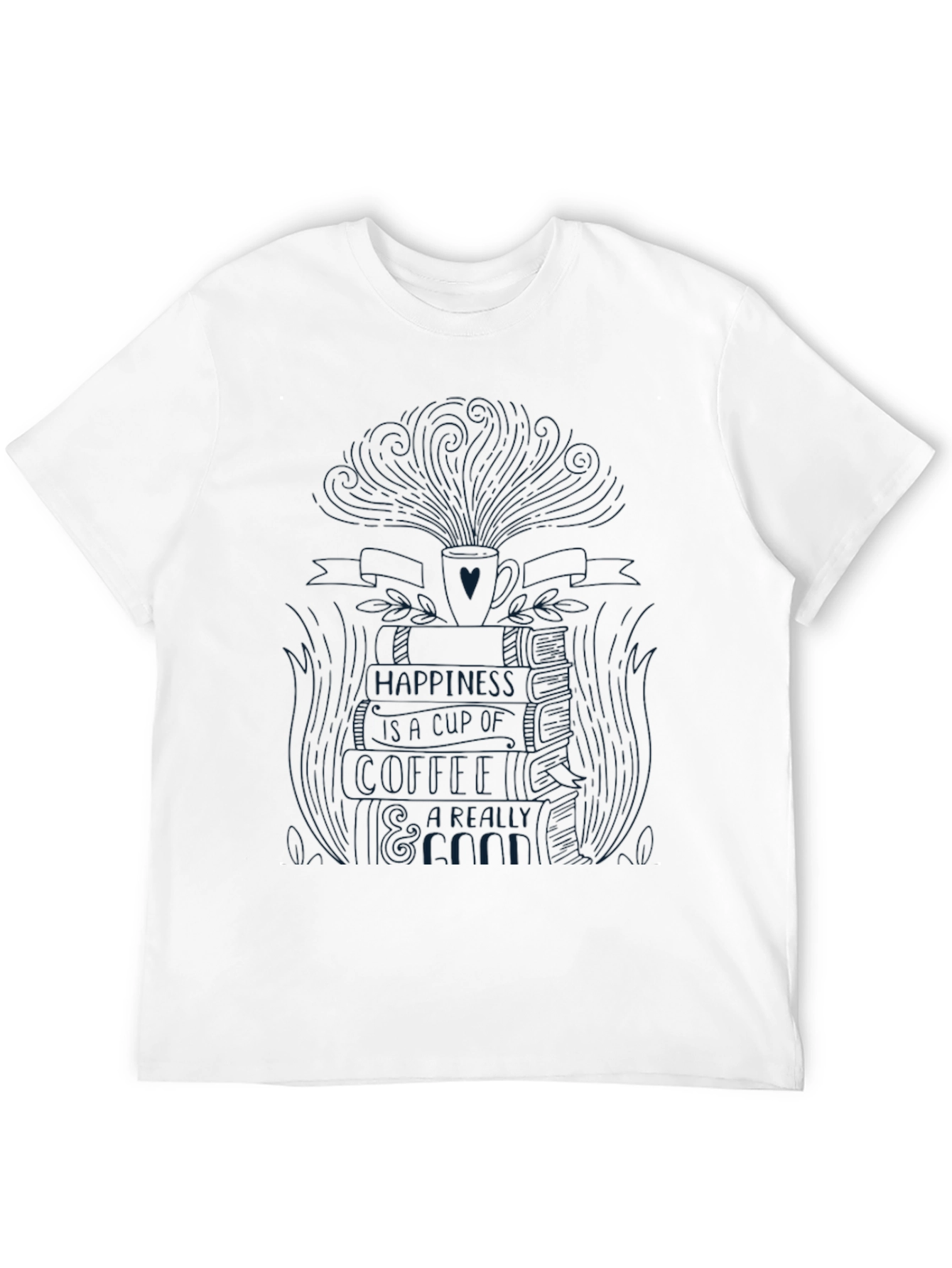 Black Graphic Tee: Find Happiness Within T-Shirt