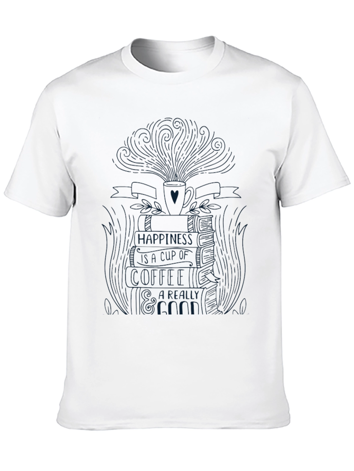 Black Graphic Tee: Find Happiness Within T-Shirt