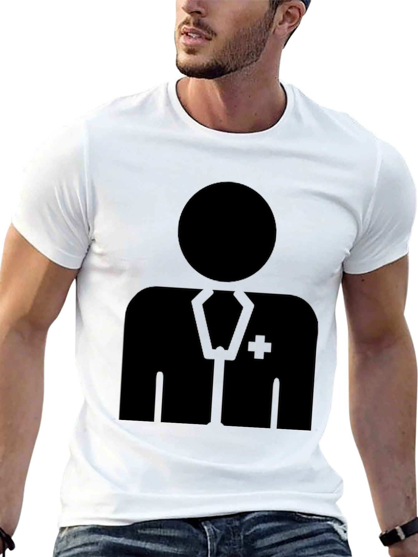 Doctor Graphic T-Shirt - Black
