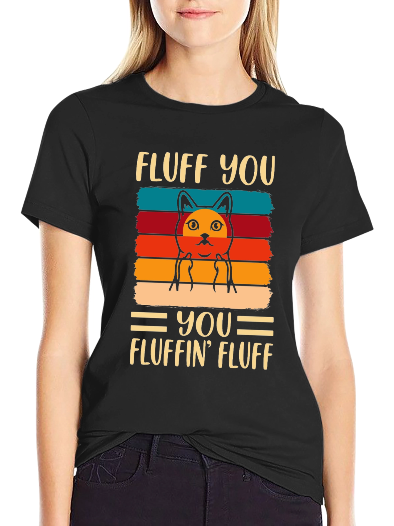 Fluff You T-Shirt - Funny Cat Design