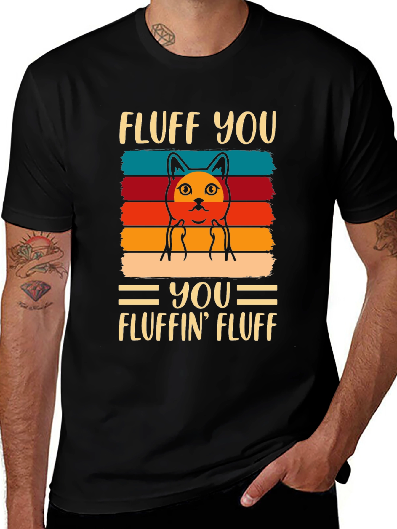 Fluff You T-Shirt - Funny Cat Design