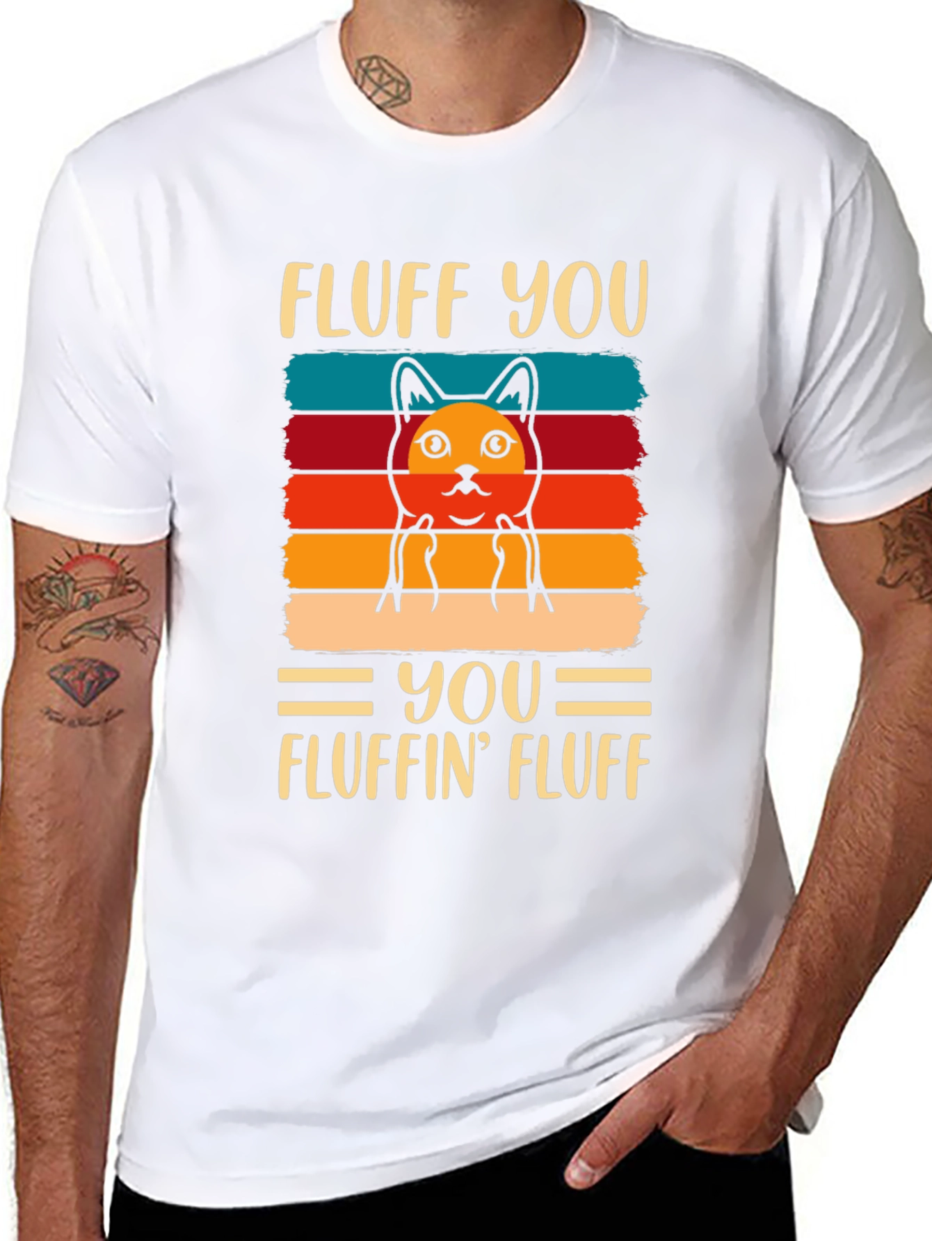 Fluff You T-Shirt - Funny Cat Design