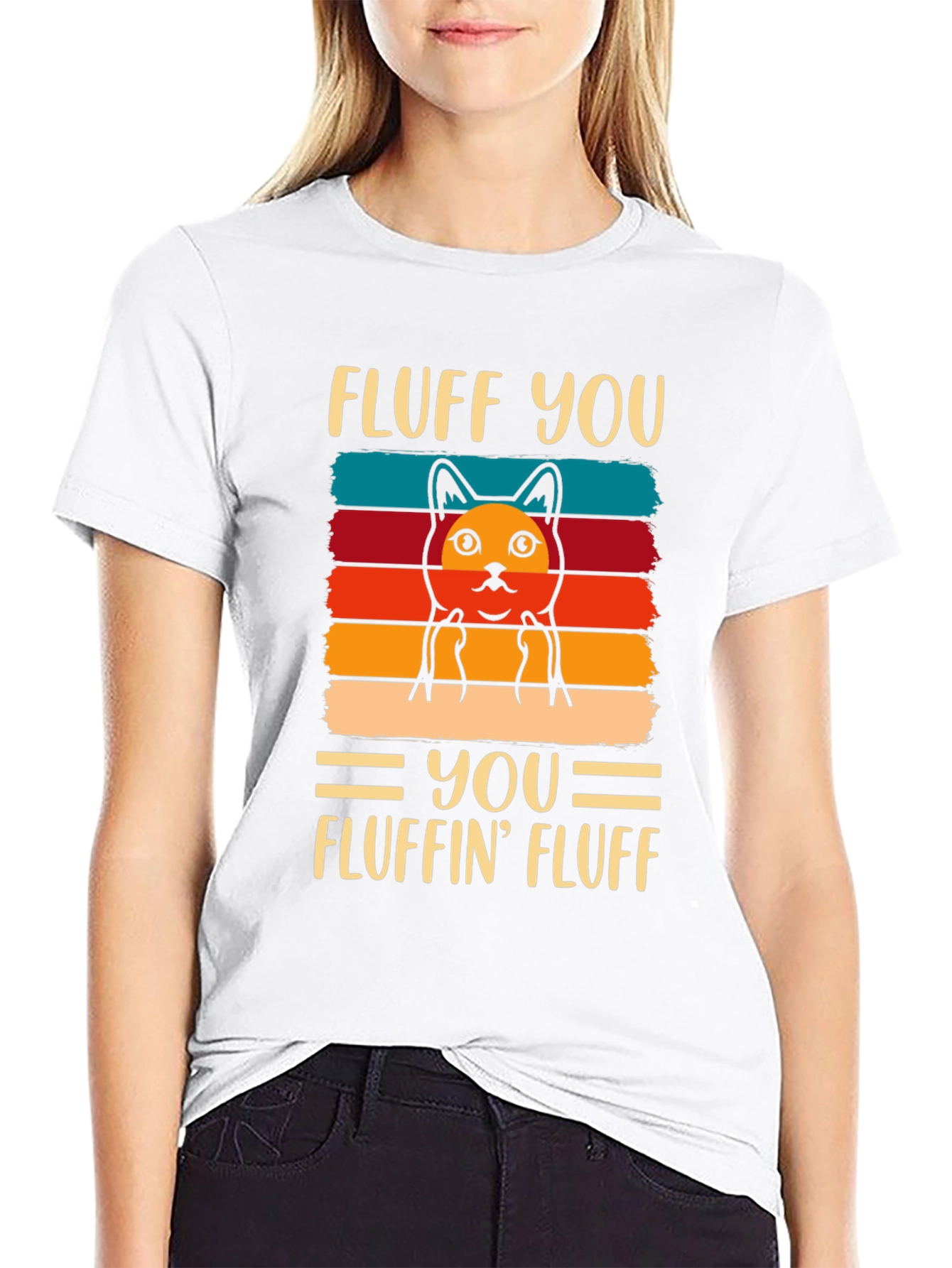Fluff You T-Shirt - Funny Cat Design