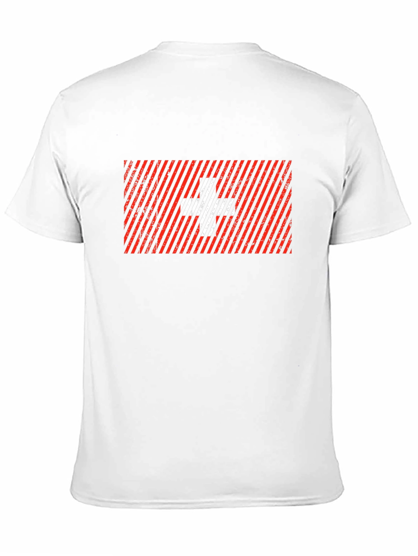 Swiss Flag Graphic Tee - Black Cotton Blend T-Shirt