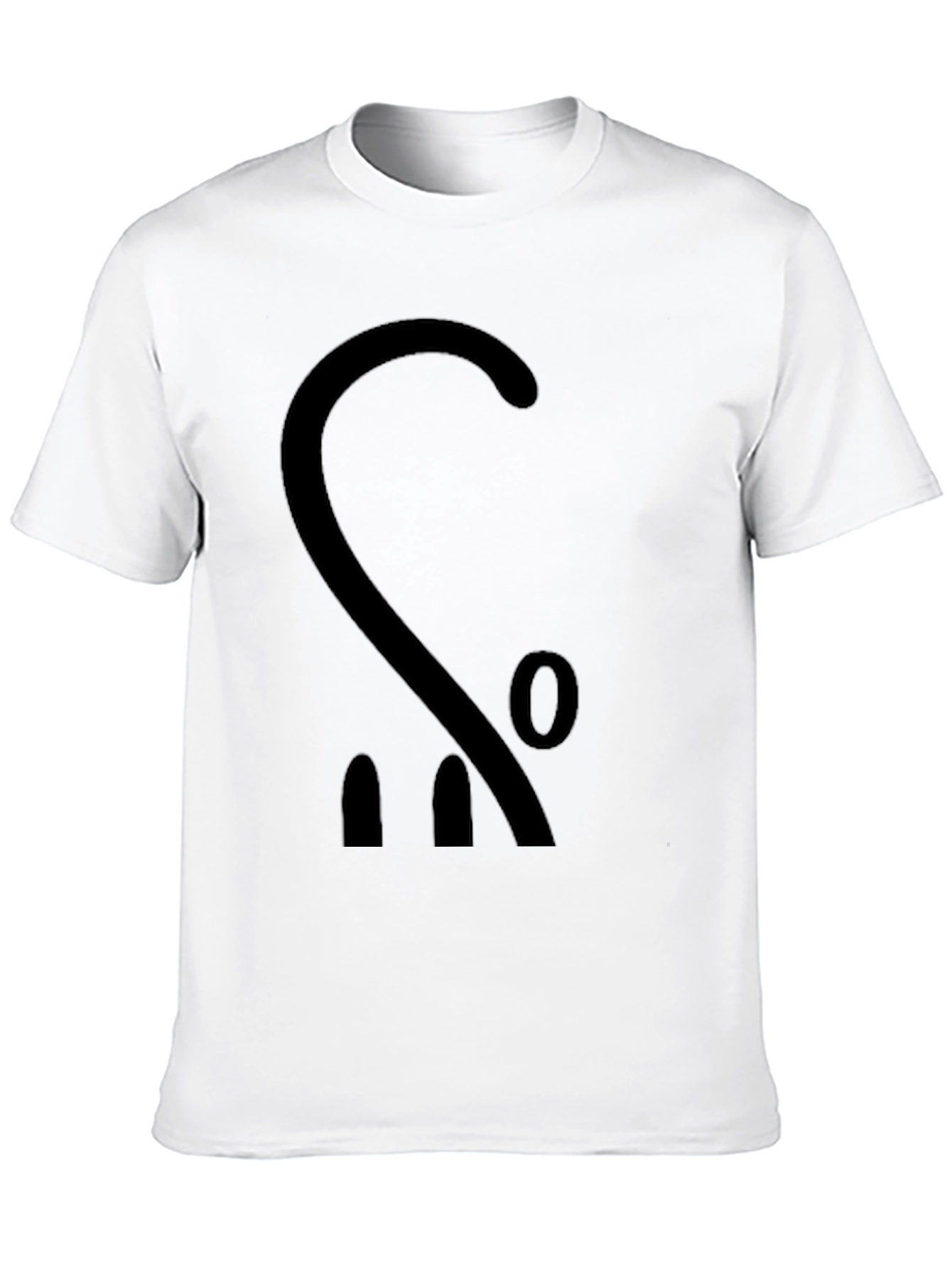 Abstract Black Graphic Tee - Modern Style