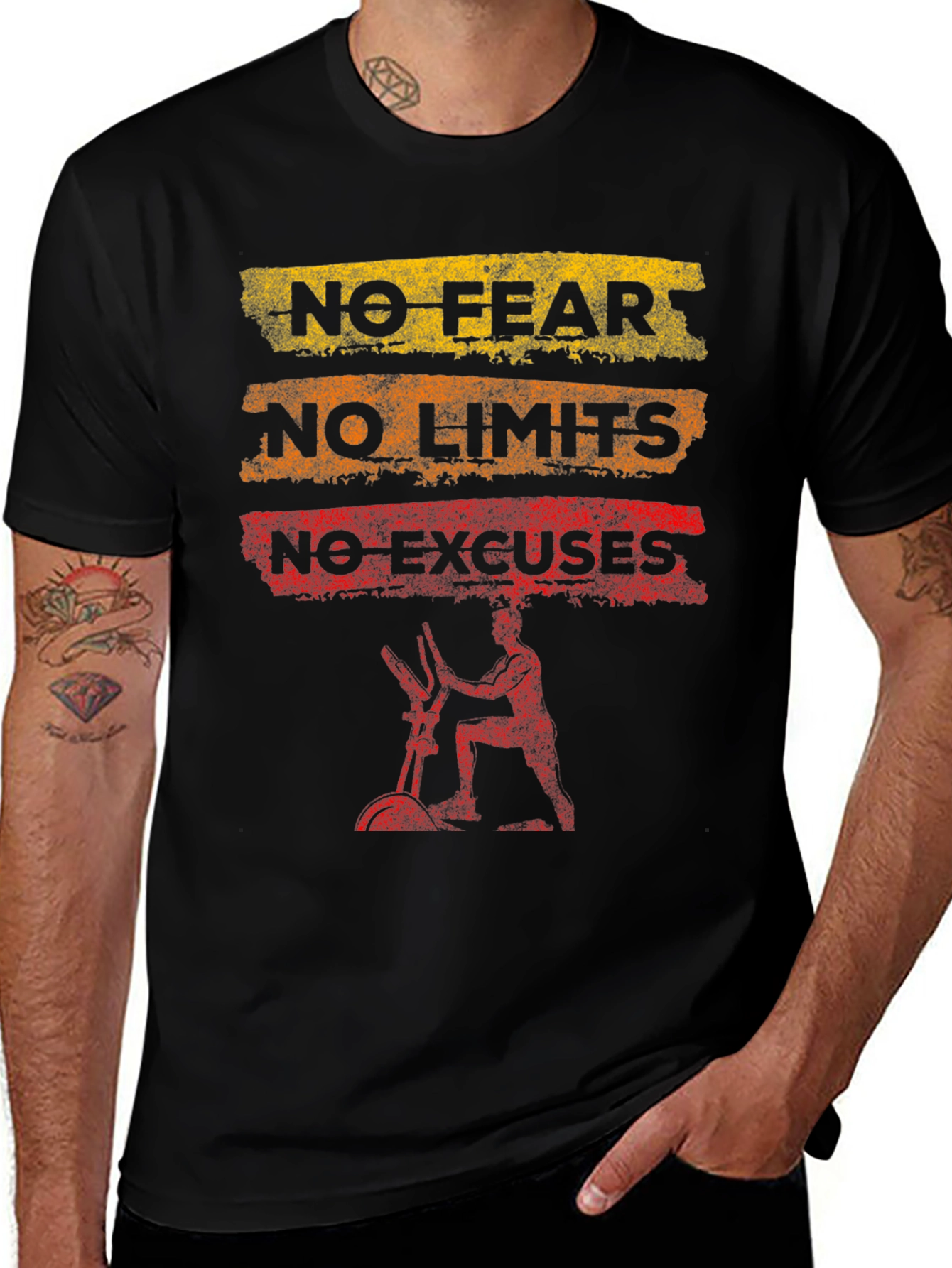 No Fear No Limits No Excuses T-Shirt