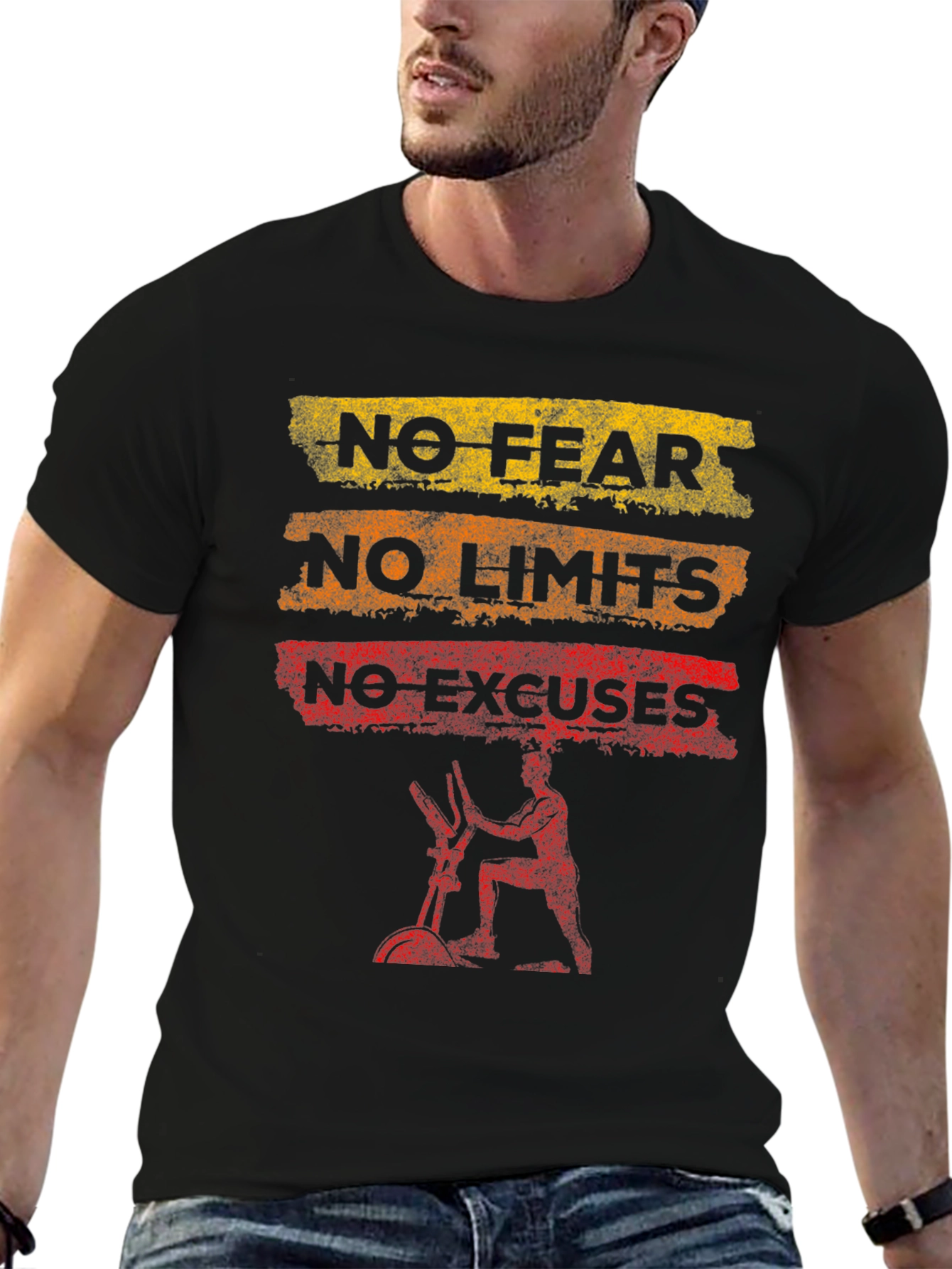 No Fear No Limits No Excuses T-Shirt