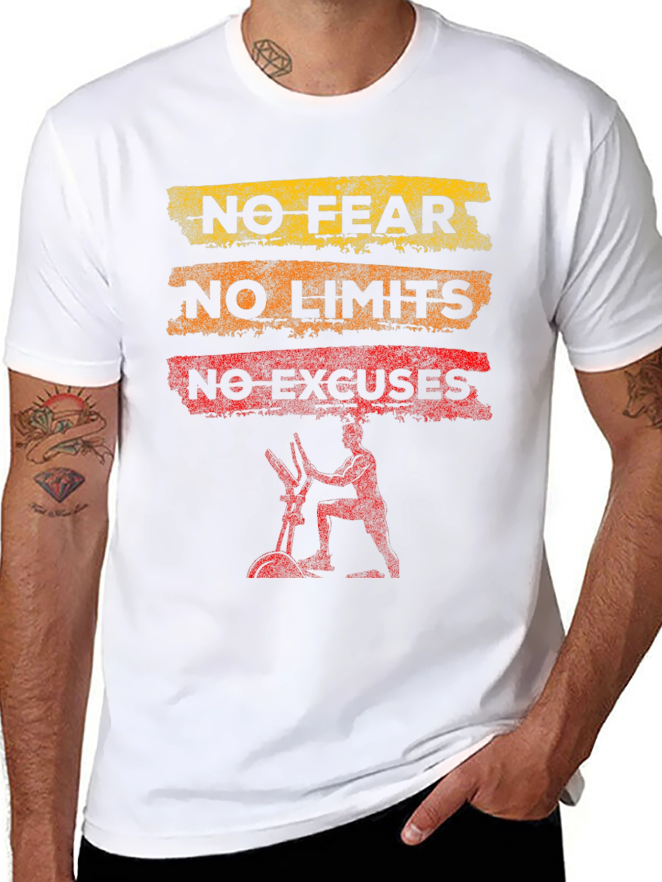 No Fear No Limits No Excuses T-Shirt