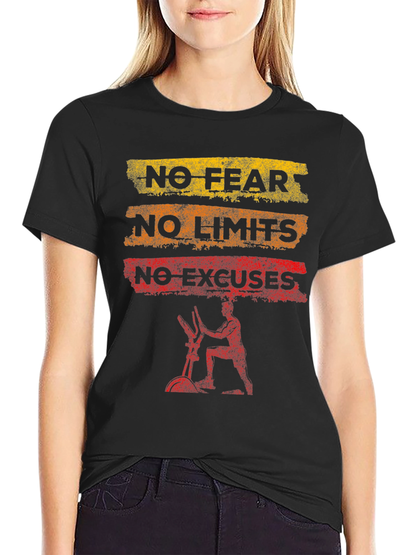 No Fear No Limits No Excuses T-Shirt