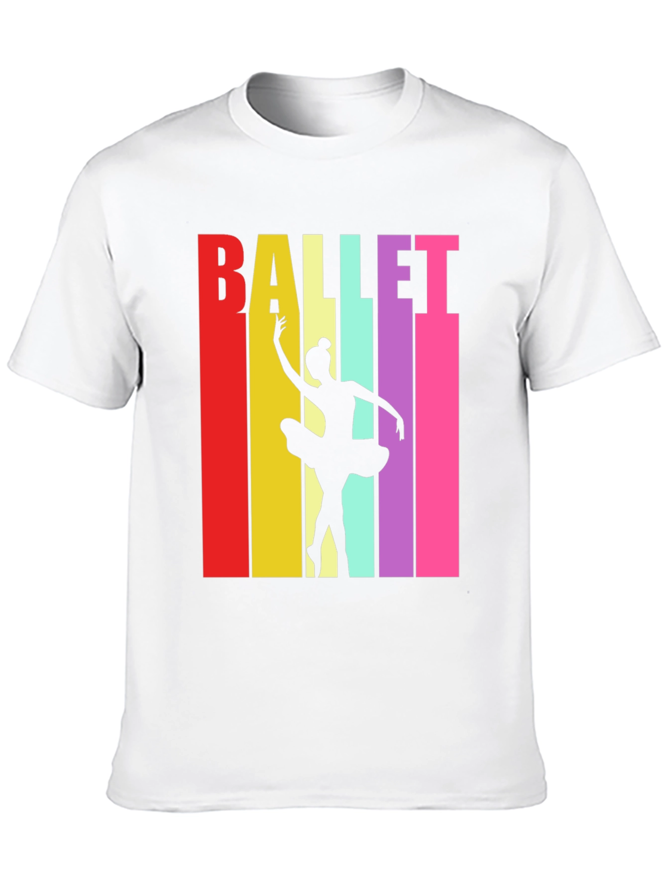 Retro Ballet Dancer T-Shirt - Black