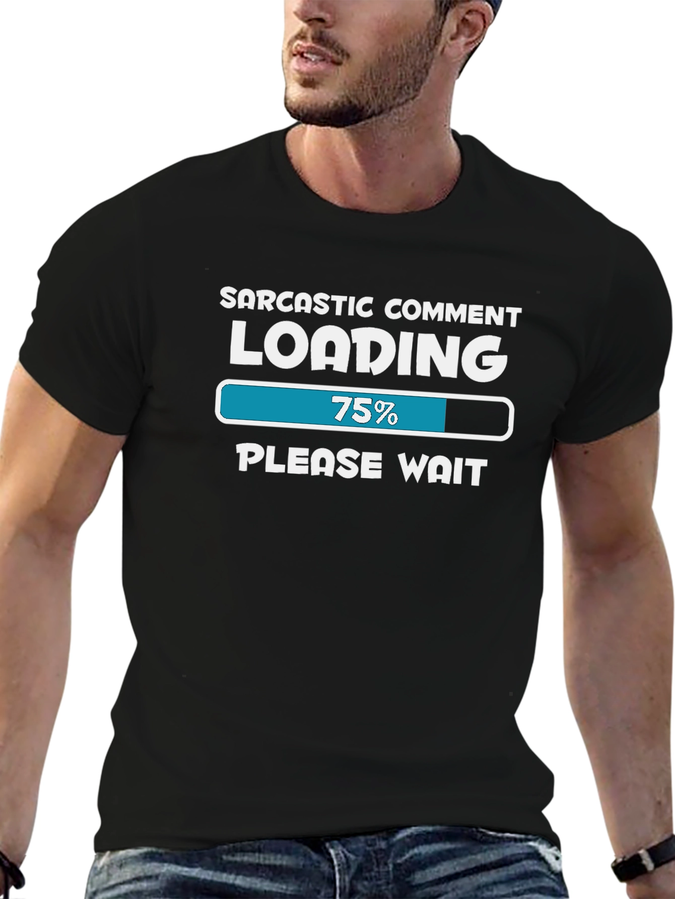 Sarcastic Comment Loading T-Shirt - Funny Tee