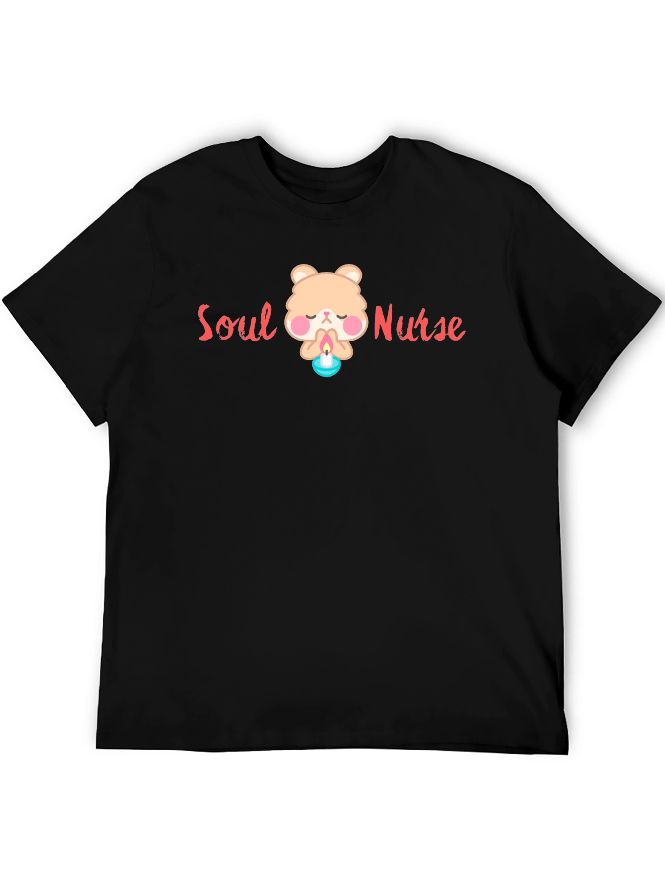 Soul Nurse Graphic T-Shirt- Cute Bear Design