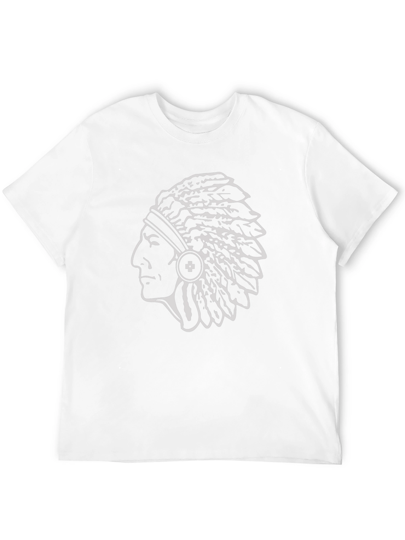 Chief Head T-Shirt - Black Cotton Graphic Tee