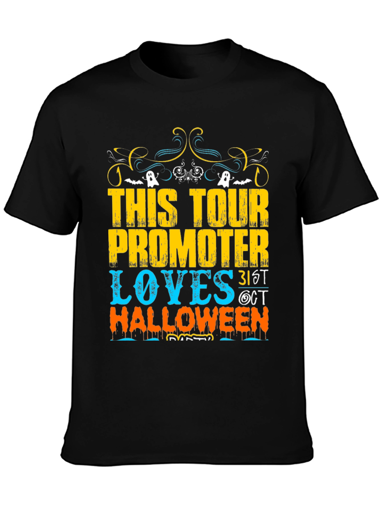 Halloween Tour Promoter Graphic T-Shirt