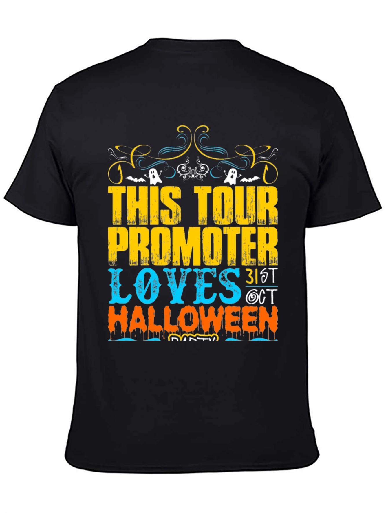 Halloween Tour Promoter Graphic T-Shirt