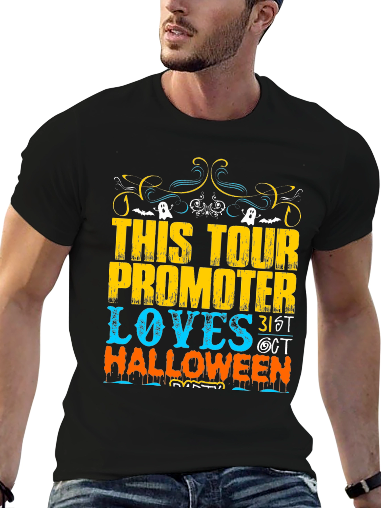 Halloween Tour Promoter Graphic T-Shirt