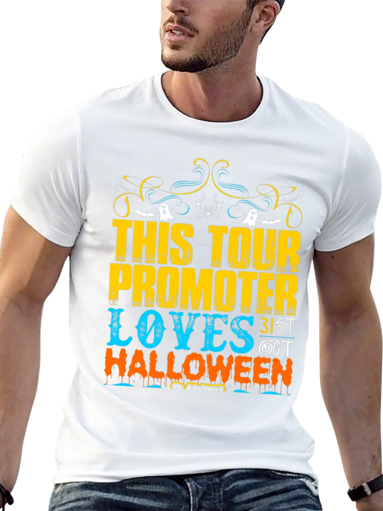 Halloween Tour Promoter Graphic T-Shirt