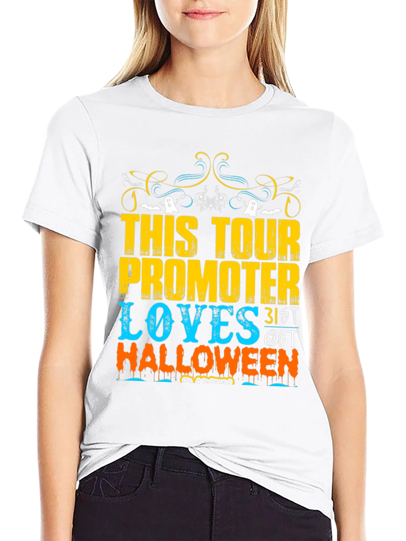 Halloween Tour Promoter Graphic T-Shirt