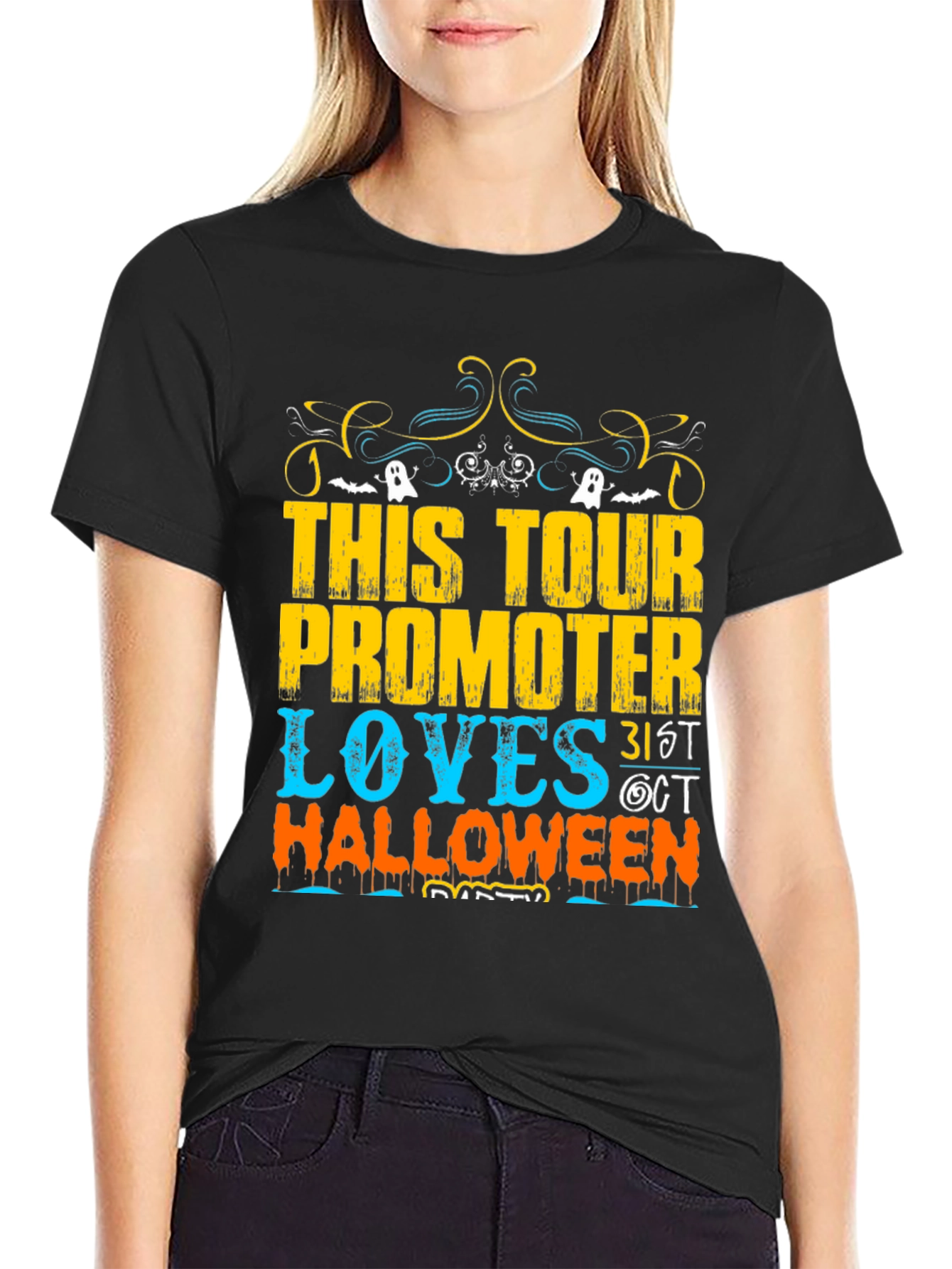 Halloween Tour Promoter Graphic T-Shirt