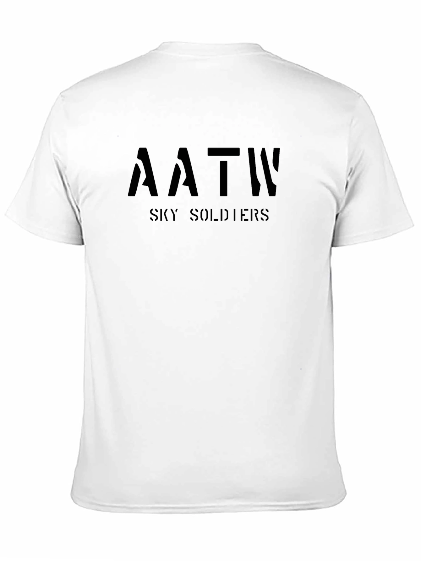 AATW Sky Soldiers Black Graphic T-Shirt
