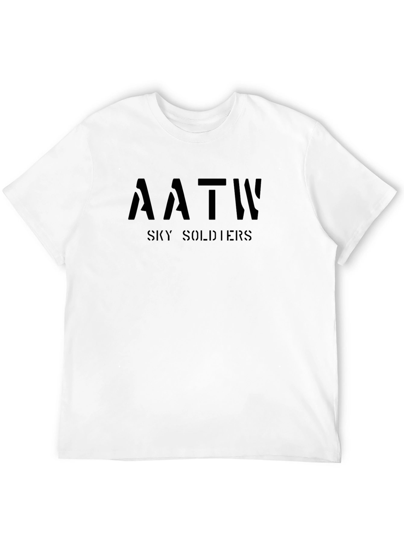 AATW Sky Soldiers Black Graphic T-Shirt
