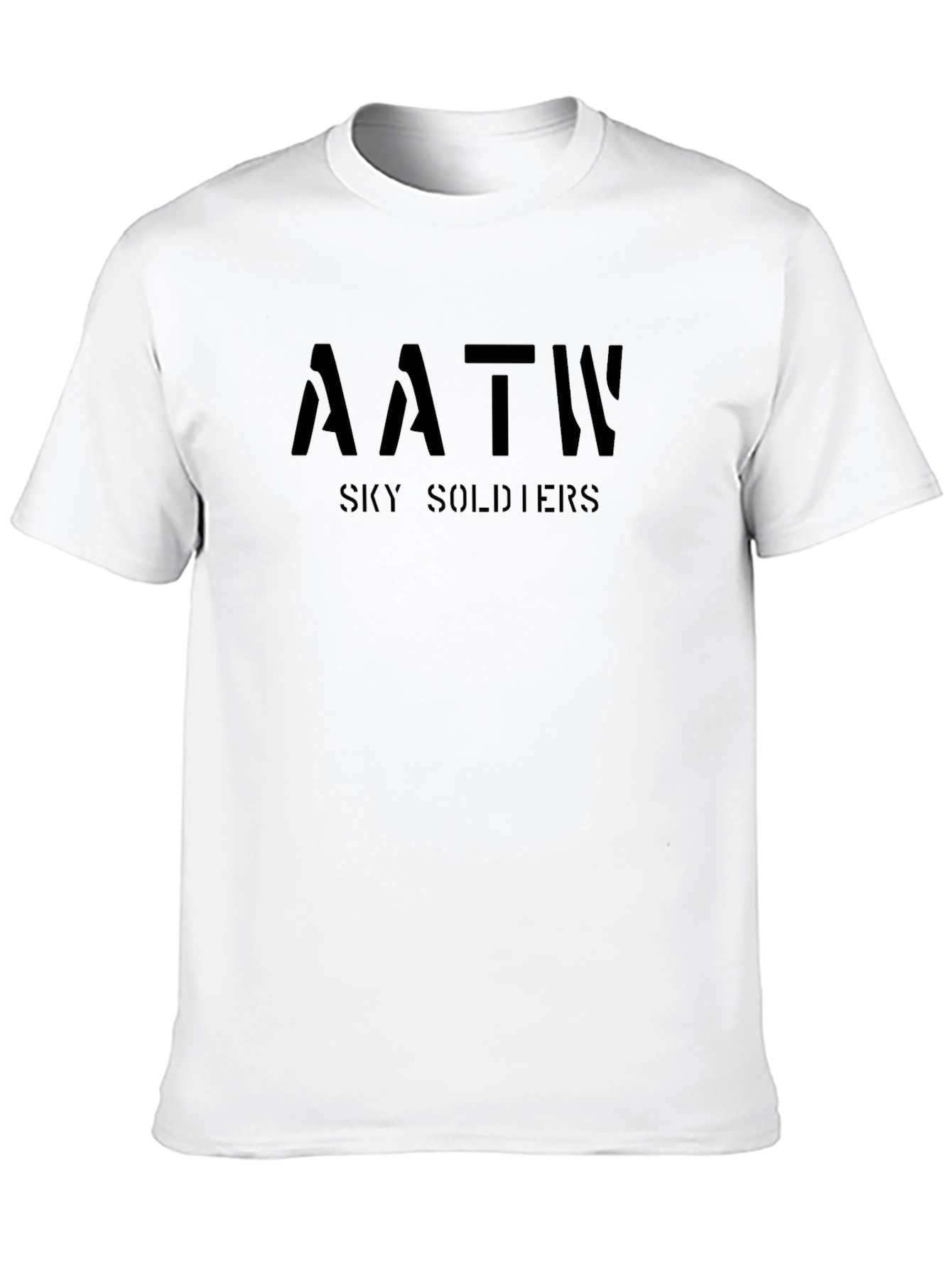 AATW Sky Soldiers Black Graphic T-Shirt