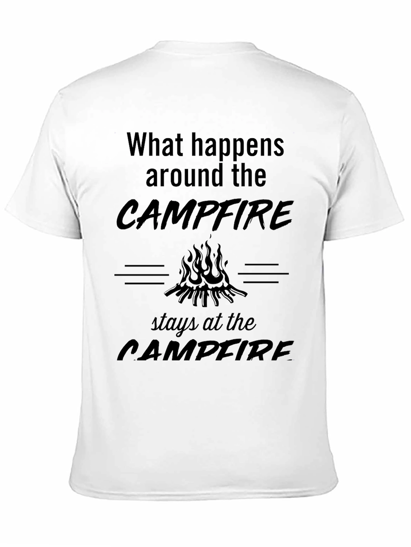 Campfire Secrets T-Shirt - Stay Cozy & Confidential