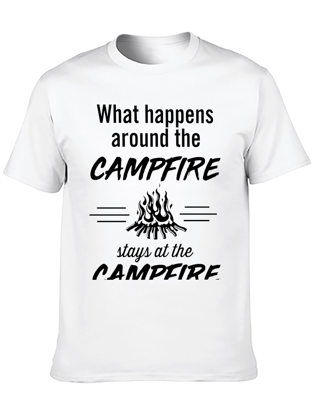 Campfire Secrets T-Shirt - Stay Cozy & Confidential